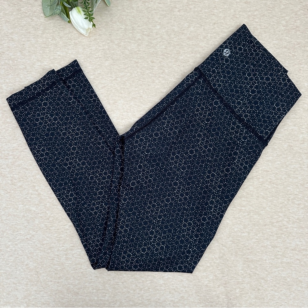Lululemon Women’s Blue High Rise Star Pixel Leggings Size - Picture 10 of 11